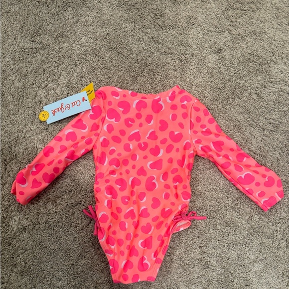 Baby Girl One Piece Bathing Suit - Picture 3 of 3
